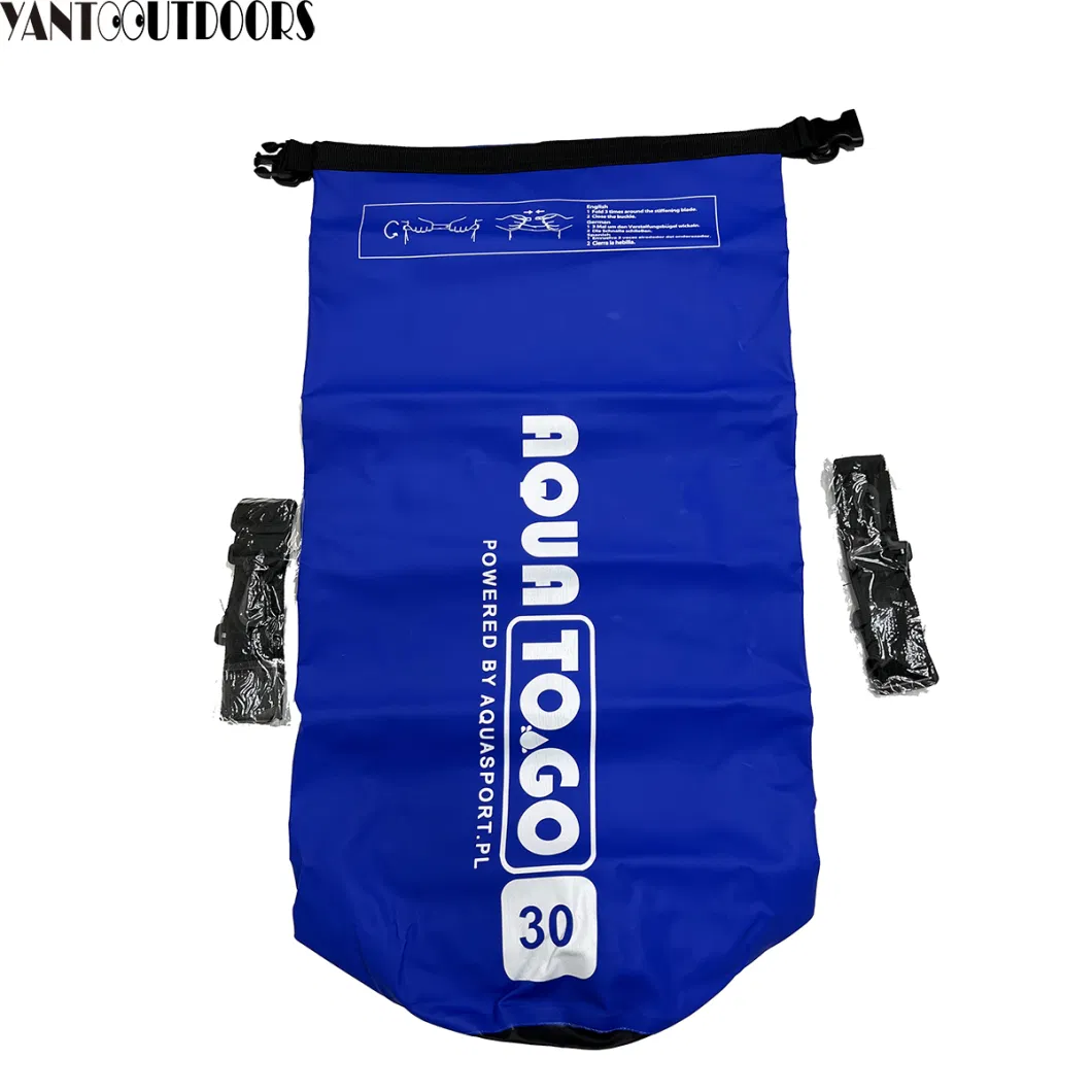 Waterproof Dry Bag 5L/10L/20L/30L Dry Bag Rucksack with Double Shoulder Strap Backpack for Swimming Kayaking Boating Fishing Traveling Cycling Beach