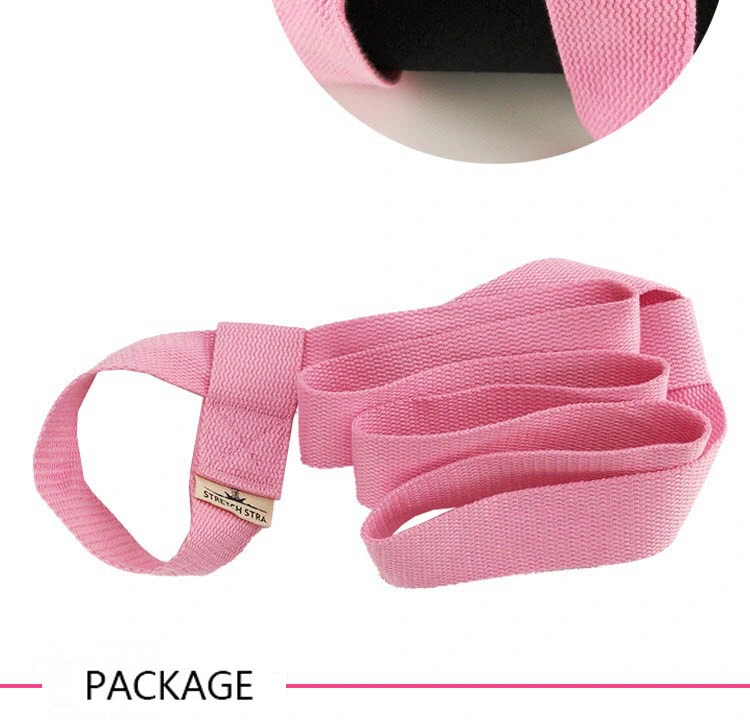 160X3.8cm Eco-Friendly Cotton Carry Yoga Mat Strap