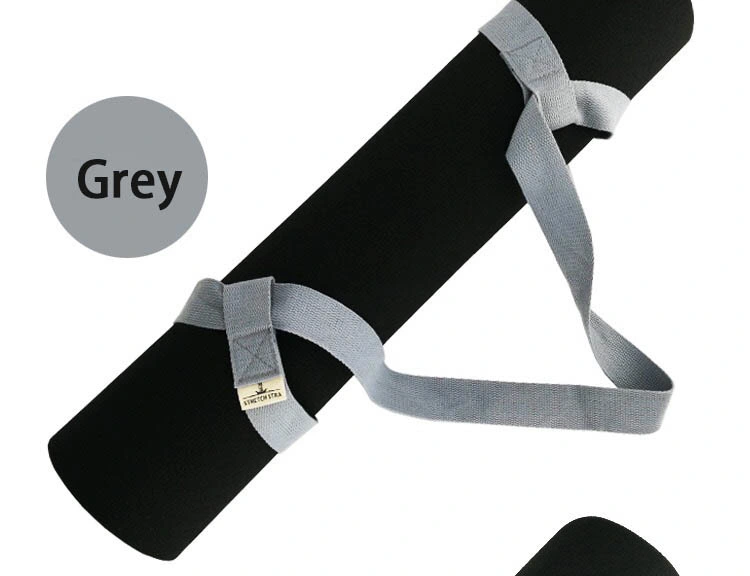 160X3.8cm Eco-Friendly Cotton Carry Yoga Mat Strap