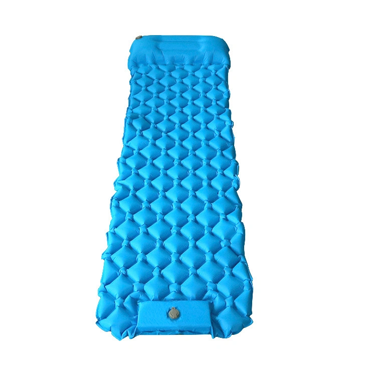 Air Inflating Outdoor Camping Mattress with Pillow
