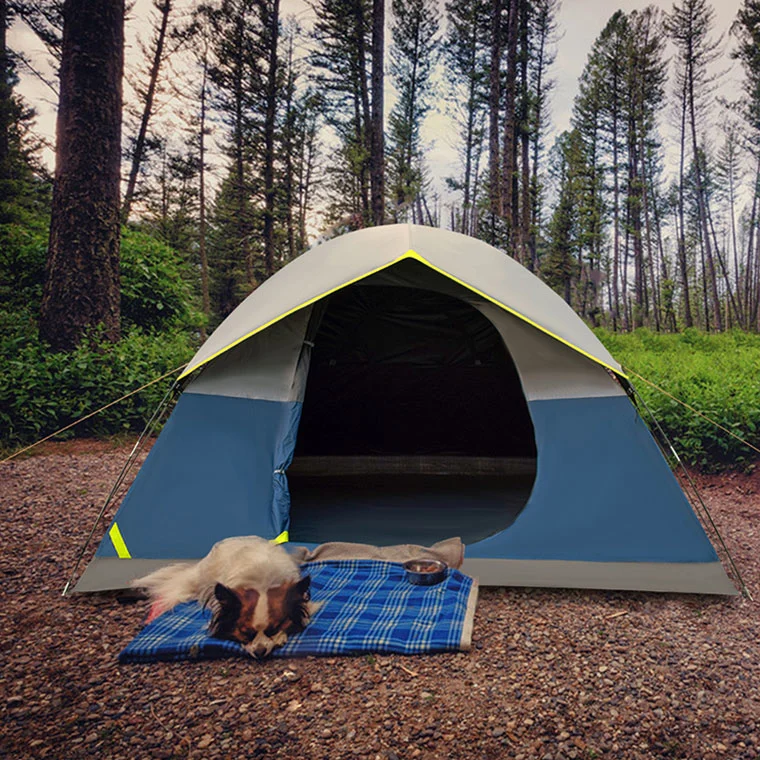 Outdoor Nylon Fabric Camping Tent Shelter Sunshade Camping Ultralight Tarp Rain Fly