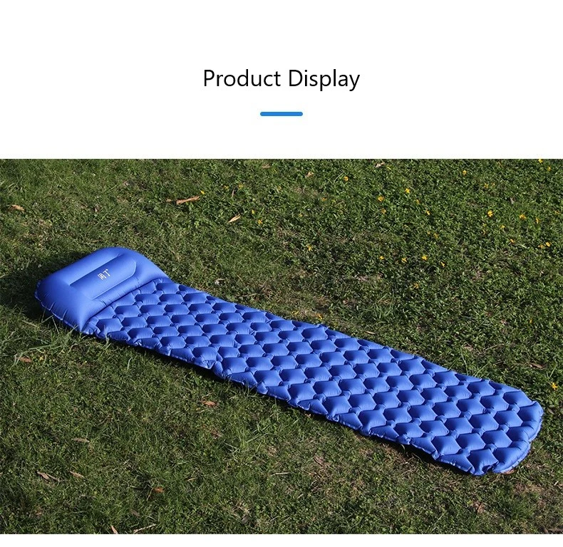 Self Inflating TPU Air Mattress Wholesale Inflatable Sleeping Pad Custom Portable Camping Mat