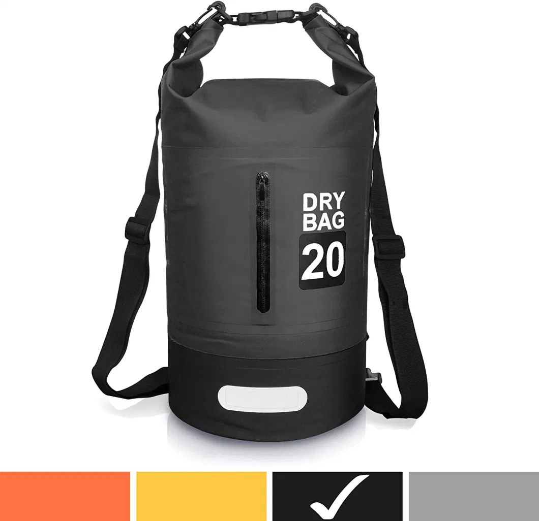 Waterproof 5L/10L/20L/30L Dry Bag Rucksack with Double Shoulder Strap