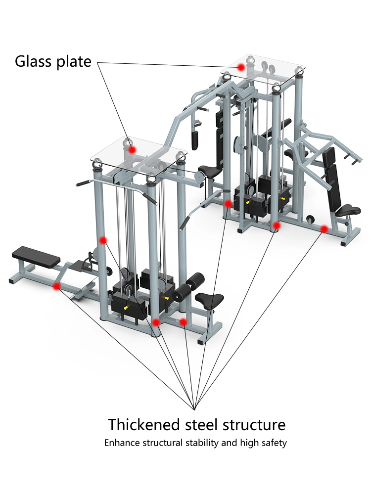 Professial Jungle Gym Machine Commercial Multi Station Multi Function Fitness Equipment Home Gym