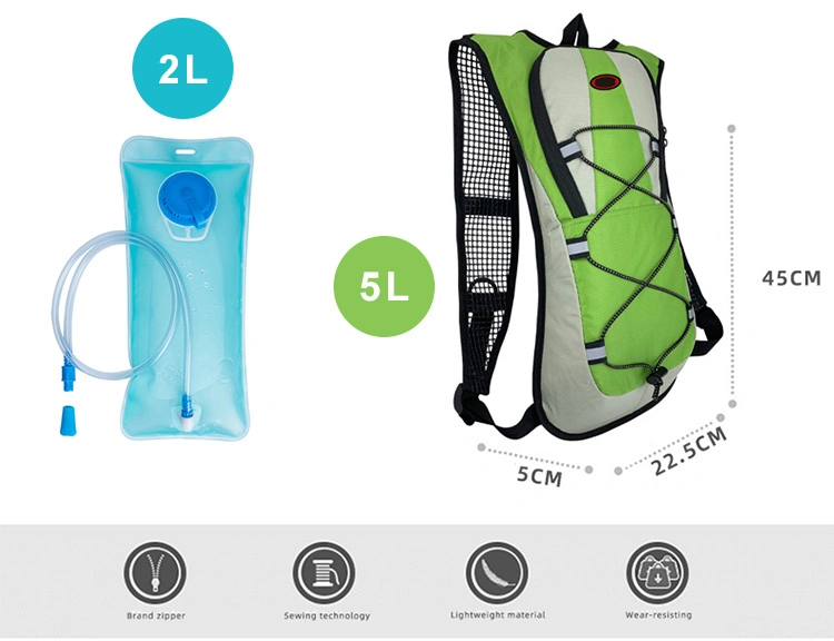 Fashion Custom Waterproof Riding Bicycle Hydration Pack Bags Outdoor Hiking Cycling Hydration Backpack with Water Bladder