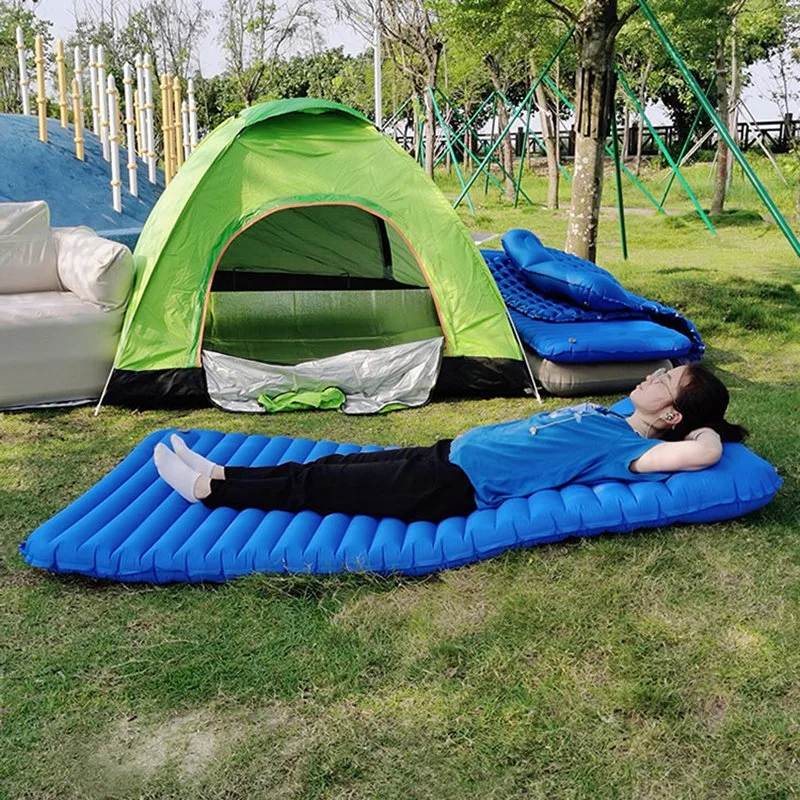 Wholesale Twin Size Inflatable Air Bed Family Children Air Mattress Camping Mattress