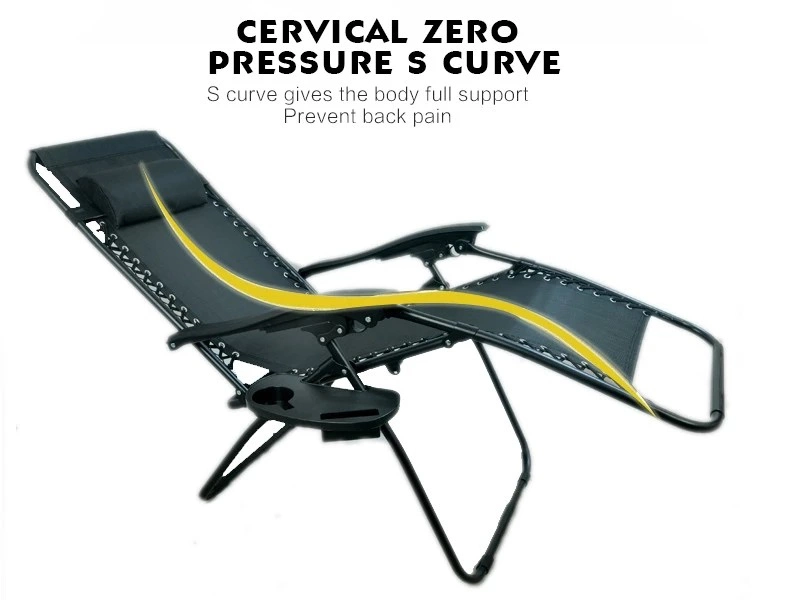 Foldable Beach Chair Patio Lounge Chair Zero Gravity Chair Price 10% off