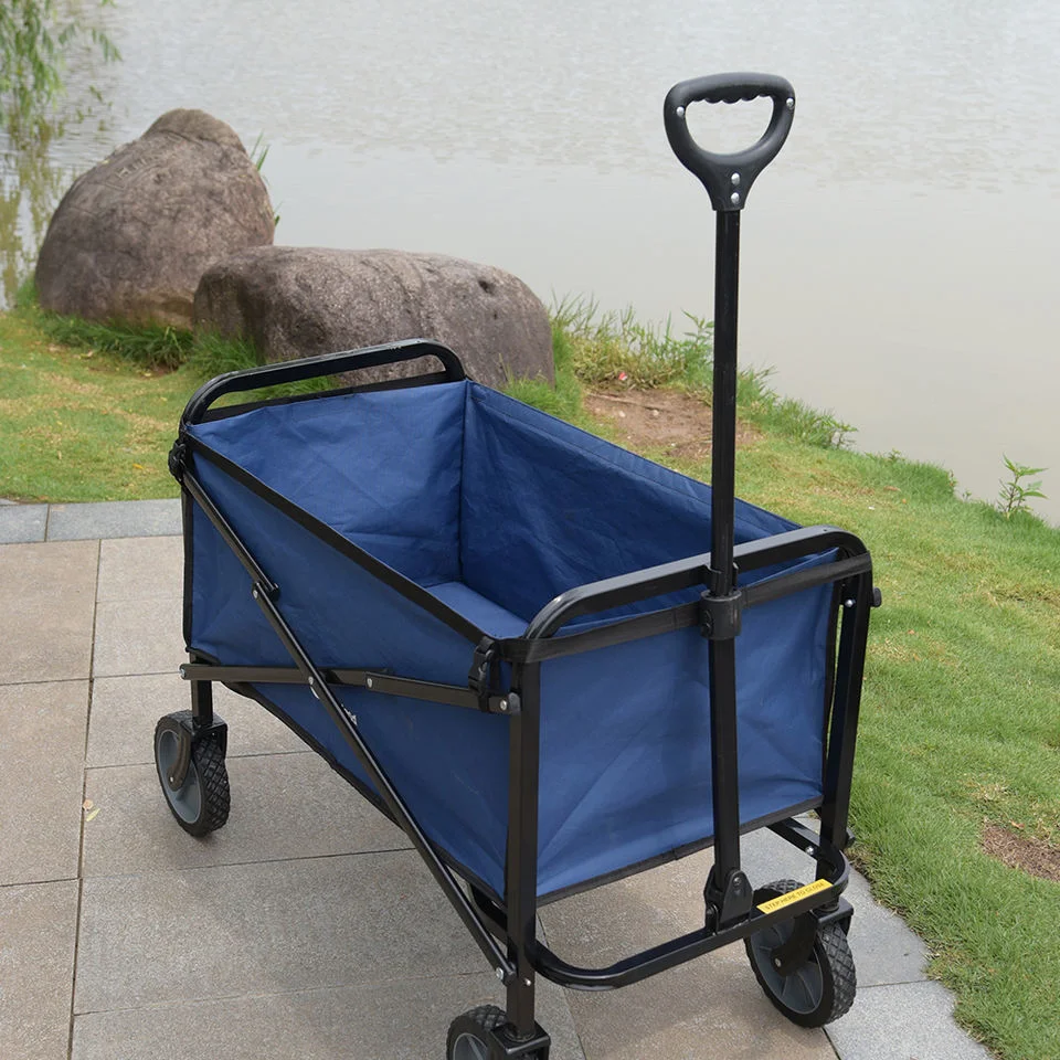 Cheap Outdoor Garden Camping Foldable Wagon Cart Folding Beach Trolley Cart