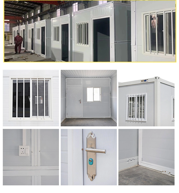 Prefab Folding Container Van and Portable Cabins Labor Camp for Sale