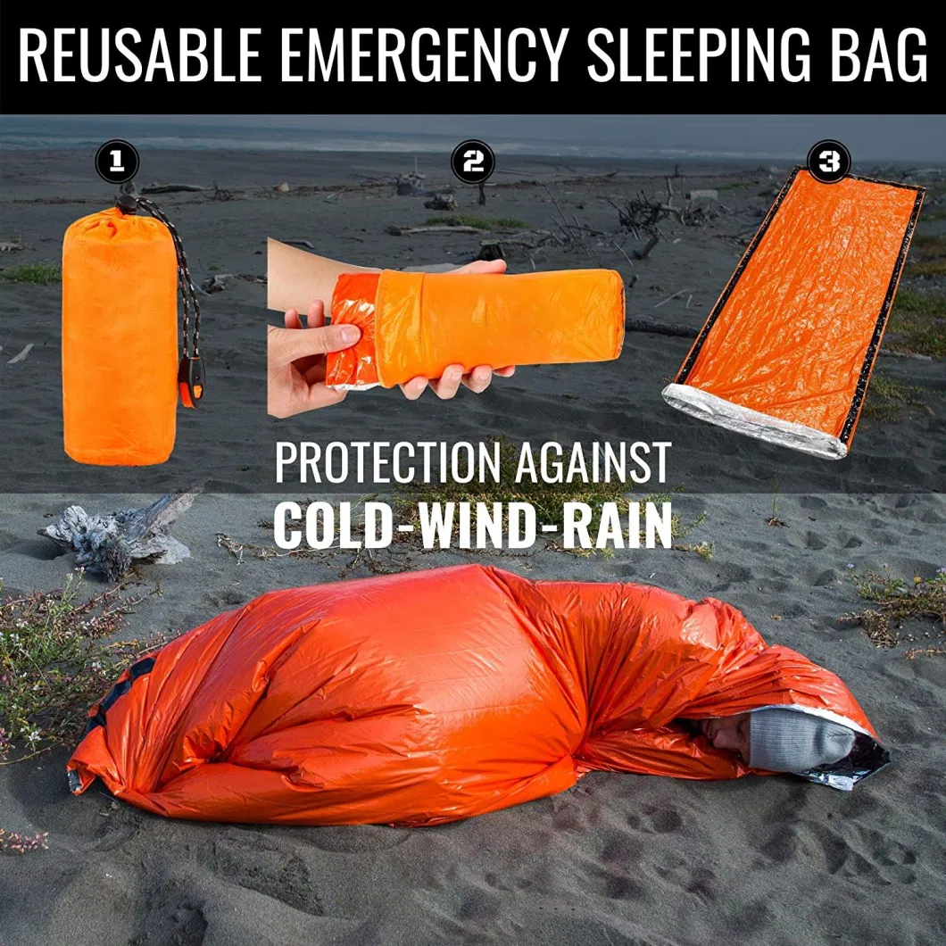 Dropping Shipping High Quality Tactical Gear Thermal Lightweight Warm Blanket Emergency Sleeping Bag