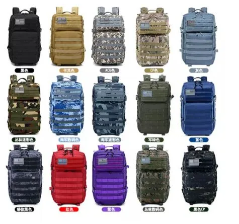 Military Style Tactical Army 3 Day Assault Pack Molle Bag Hiking Backpack for Outdoor Travel