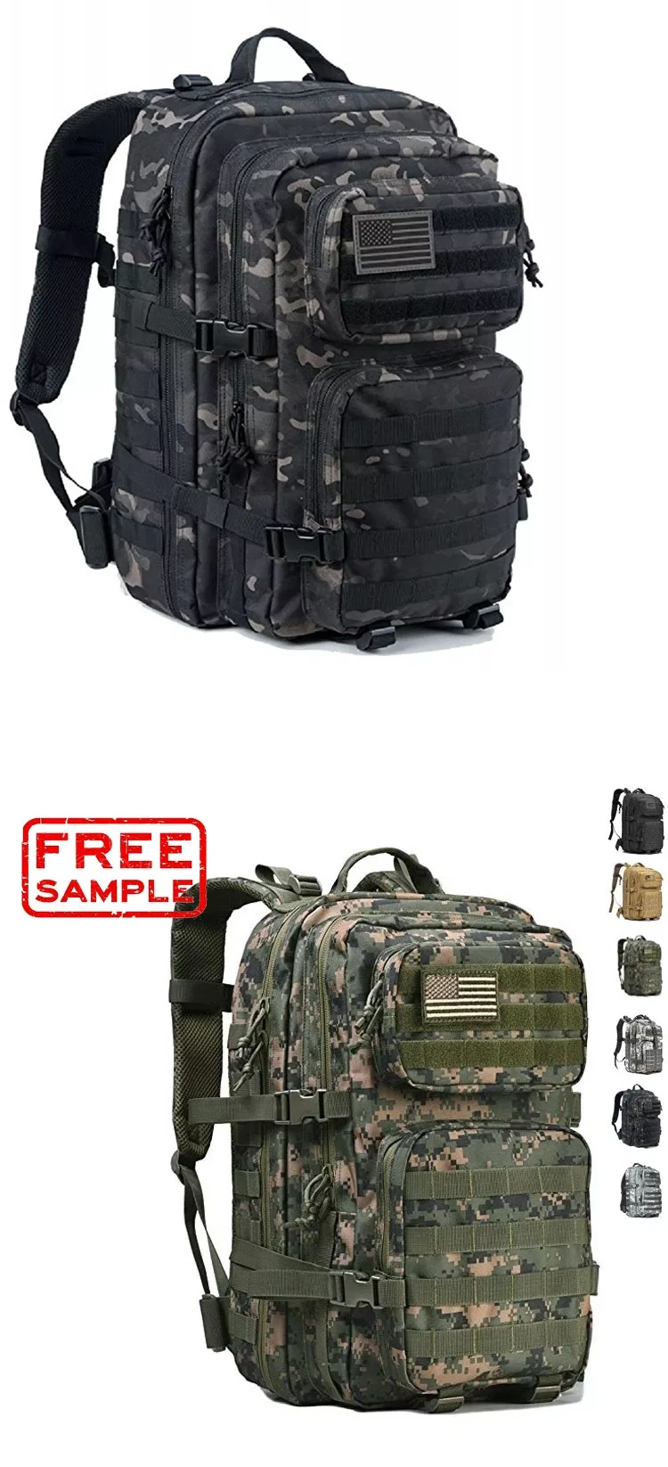 Sabado Outdoor 45L Molle Waterproof Day Gym Pack Hiking Bag Mochilas Tatico Tactical Backpacks