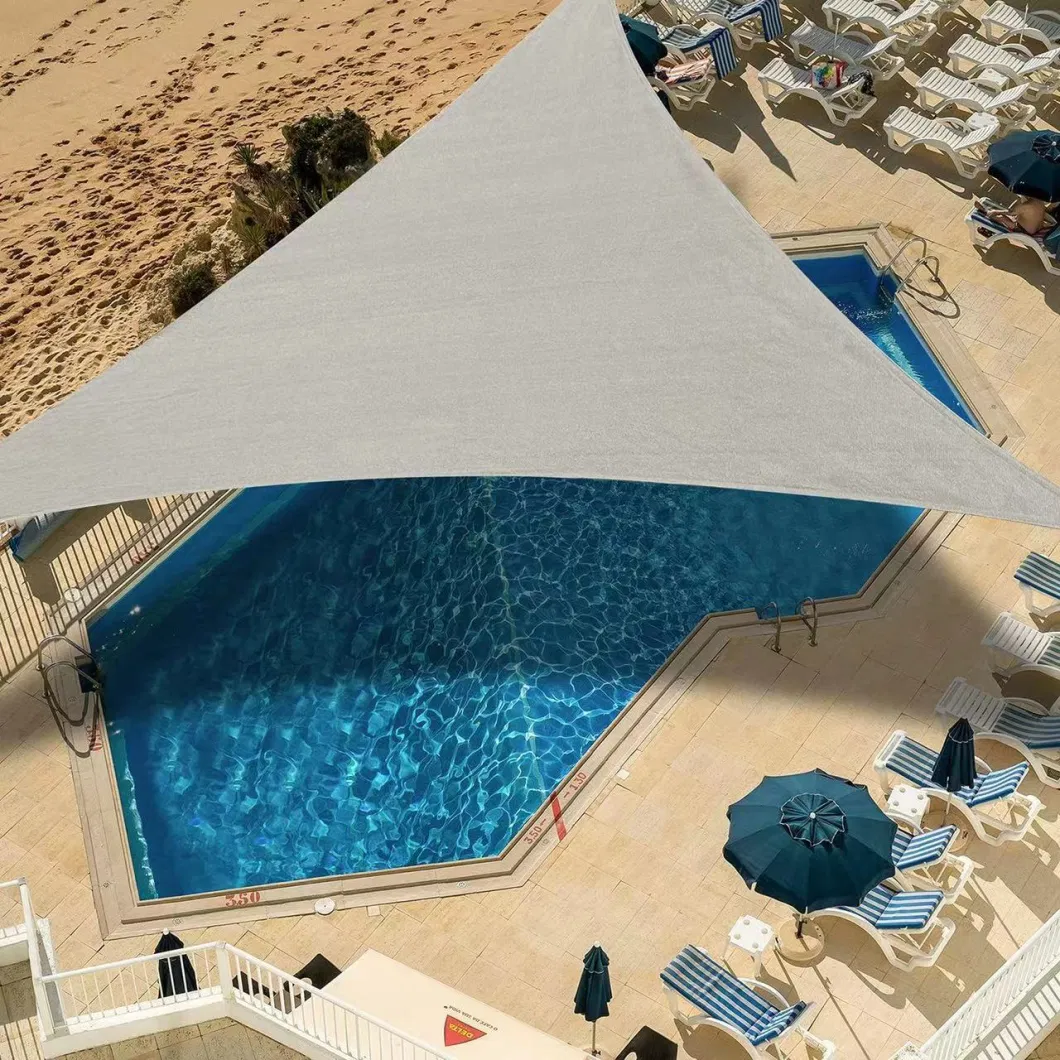 UV Protection Awning Waterproof Sunshade Net Sail for Swimming Pool Home Garden