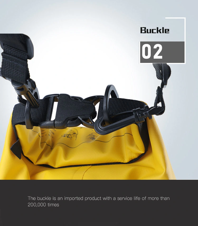 Waterproof Dry Bag Backpack with Zipper Pocket &amp; Shoulder Strap Dry Sack