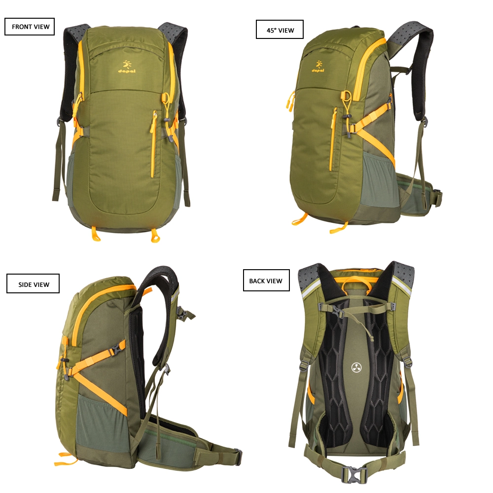 Factory Direct Outdoor Travel Water Resistant Ultra Lightweight Hiking Sports Bag Trekking Backpack