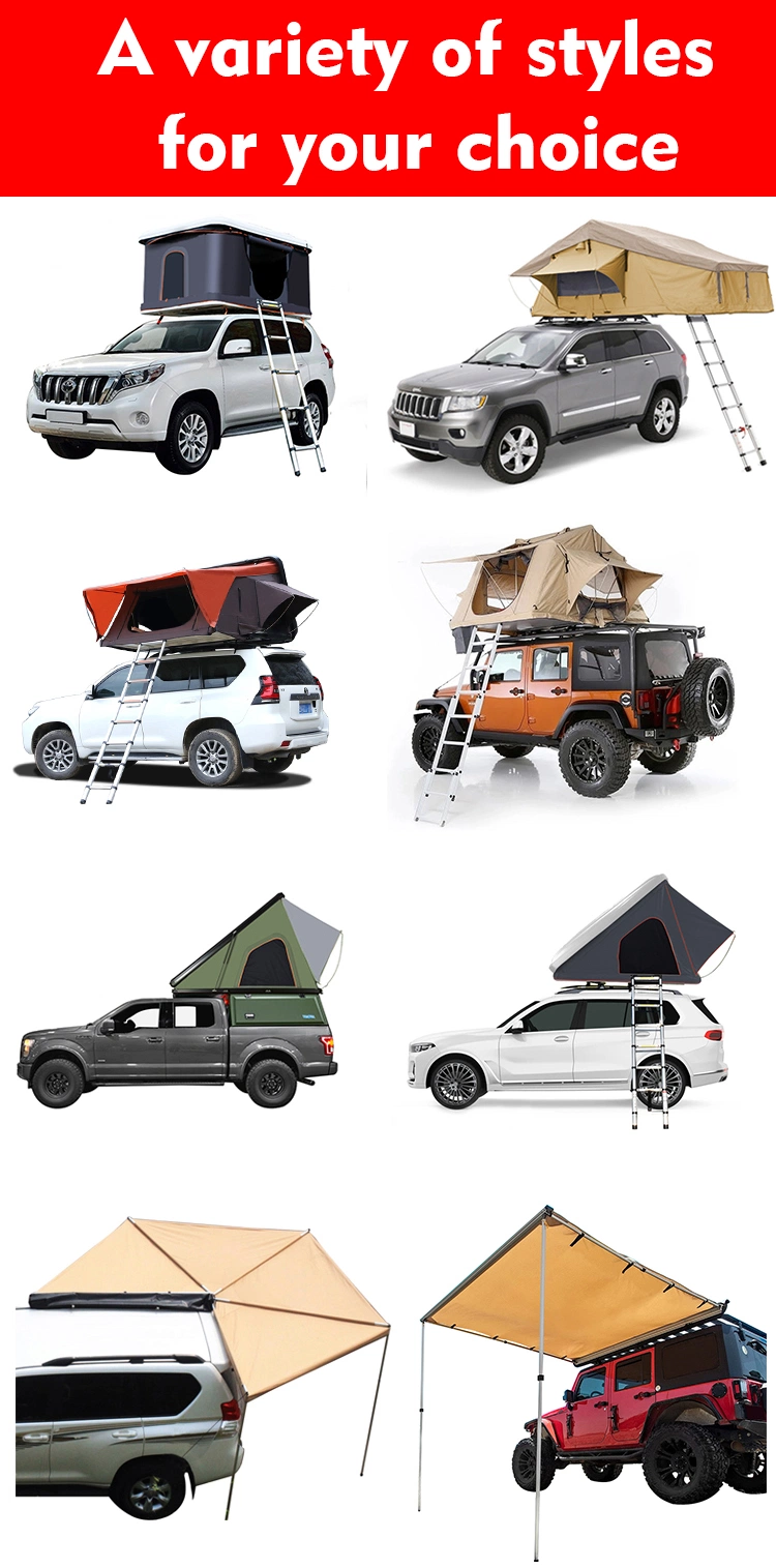 Lightweight Easy-to-Set-up Hard Shell Camping Car Roof Top Tent