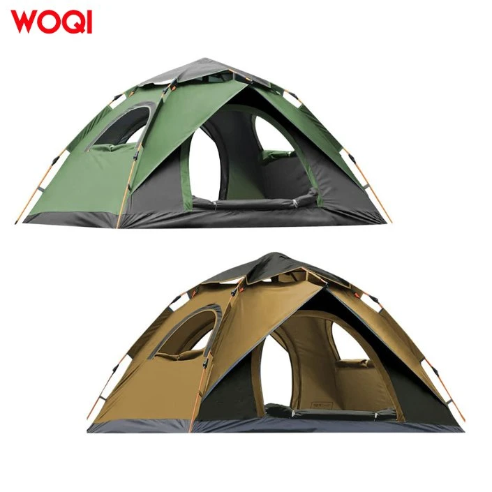 Comfortable Instant 4 People Pop-up Dome Family Wind and Waterproof Automatic Outdoor Camping Tent