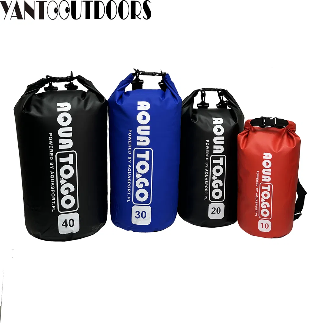 Waterproof Dry Bag 5L/10L/20L/30L Dry Bag Rucksack with Double Shoulder Strap Backpack for Swimming Kayaking Boating Fishing Traveling Cycling Beach