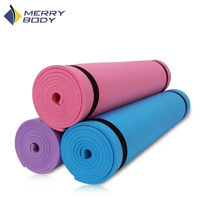 Custom Printing Fold Non-Slippery Thick NBR Foam Yogamat Gym Fitness Exercise Sports Mat