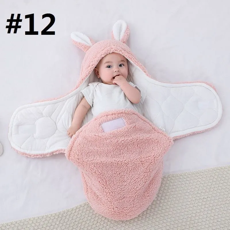 Super Soft Infant Winter Sleep Sack Newborn Winter Coral Fleece Baby Sleeping Bags