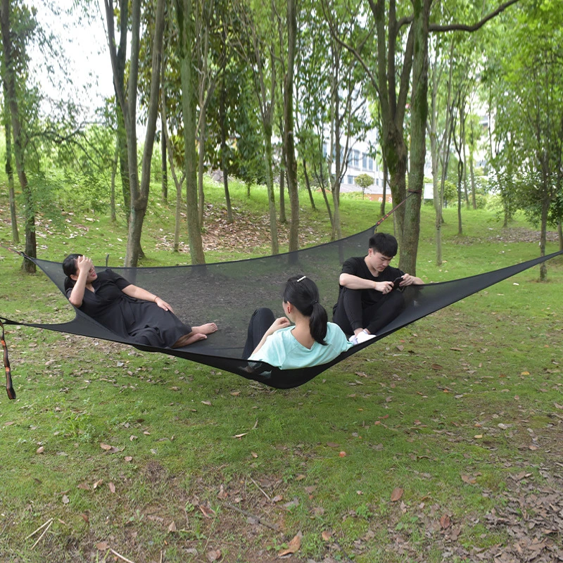 Multi-Person Aerial Hammock Quadrangular Aerial Pad Camping Tree Tent Portable Heavy-Duty Camping Aerial Hammock Wbb20225