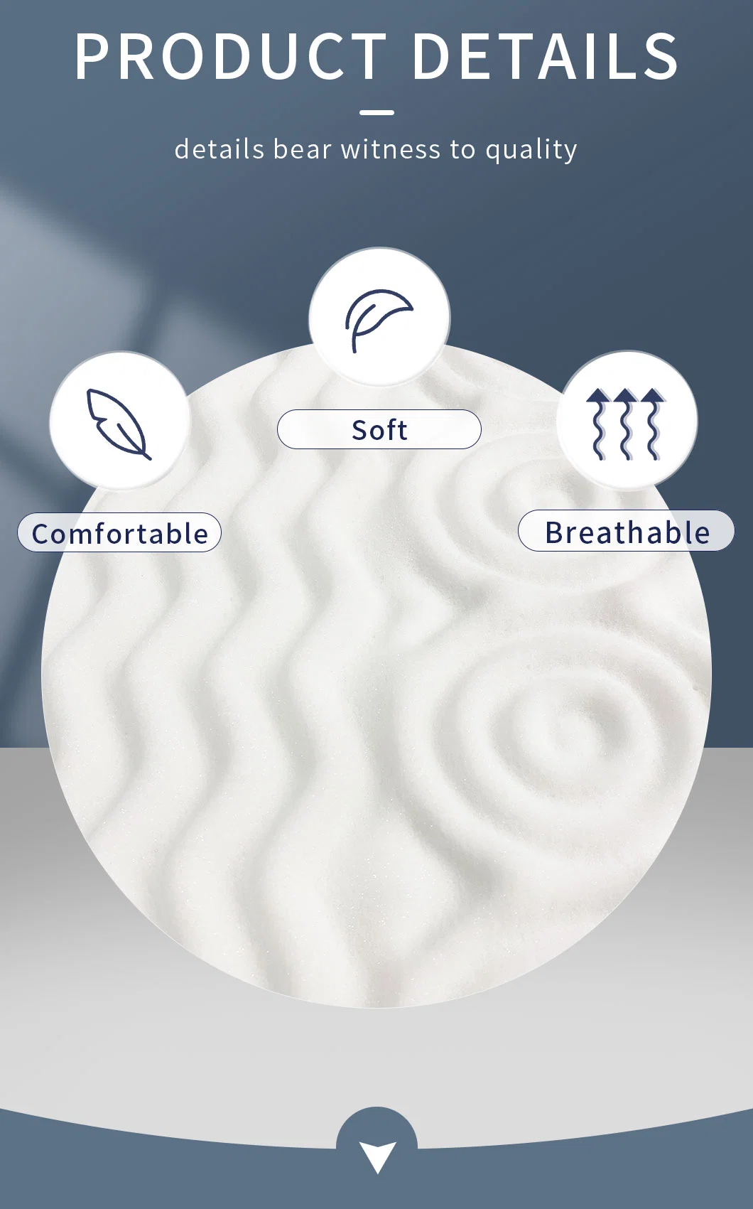 Multiple Pattern 40d Memory Foam Mattress for Better Sleeping