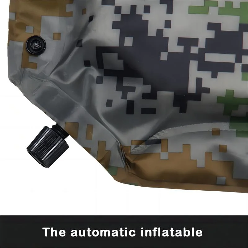 Travelling Inflatable Camouflage Blow-up Lilo Air Bed Camping Air Mattress