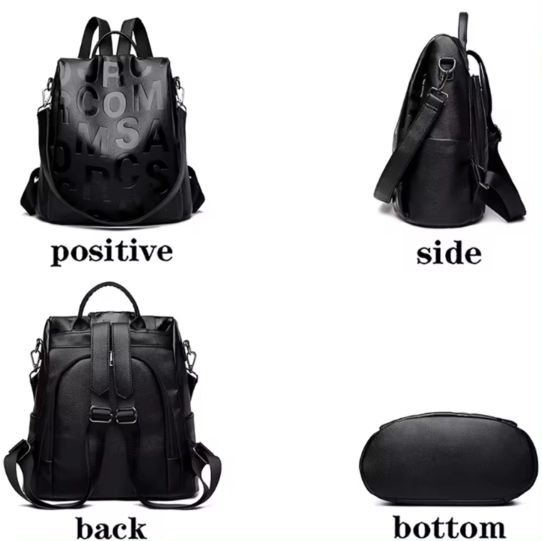 New Women Backpack High Quality Soft Leather Backpack School Bags for Girls Large Capacity Anti-Theft Travel Backpack