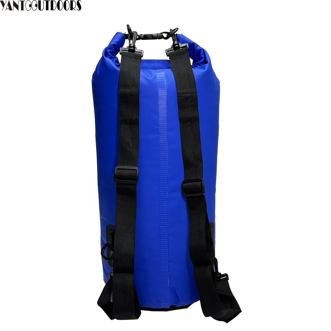 Waterproof Dry Bag 5L/10L/20L/30L Dry Bag Rucksack with Double Shoulder Strap Backpack for Swimming Kayaking Boating Fishing Traveling Cycling Beach