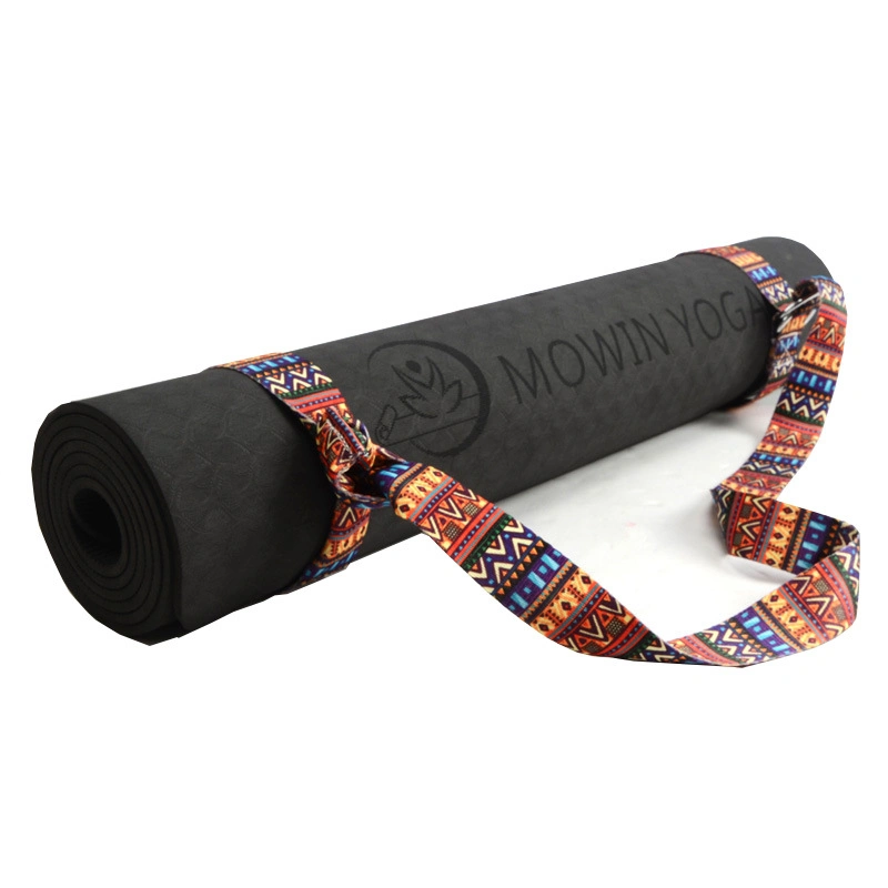 Eco-Friendly Cotton Yoga Mat Carrier Stretching Strap