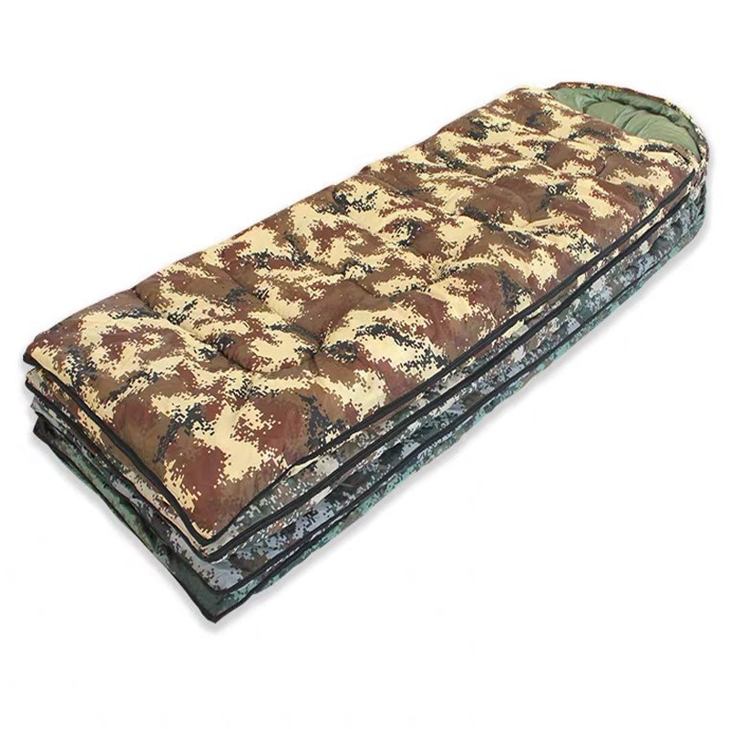 Armed Forces Four Seasons Hot-Sale Camouflage Lightweight Waterproof Easy-Taking Cheapest Outdoor Camping Envelope Sleeping Bag State Reserve