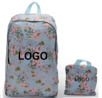 Foldable Duffel Bag Travel Backpack with Customized Logo