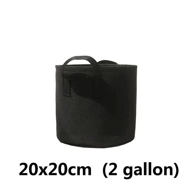 2 or 5 Gallon Plant Grow Bags Growing Potato Home Garden Tools 7 Gallon 10 Gallon Planting Bag Flower Fruit Tree Fabric Pots