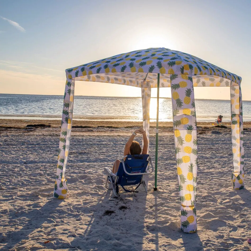 Portable Sun Shade Shelter Square Umbrella Canopy Pop up Outdoor Camping Beach Cool Cabana Tent