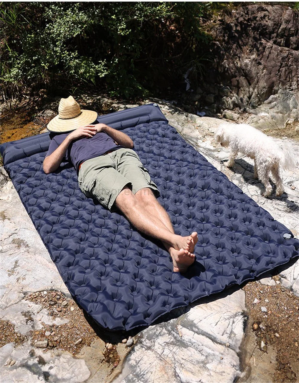 Multi-Function Press Automatic Indoor Insulated Sleeping Pad Air Bed Pad Mattress for Camping