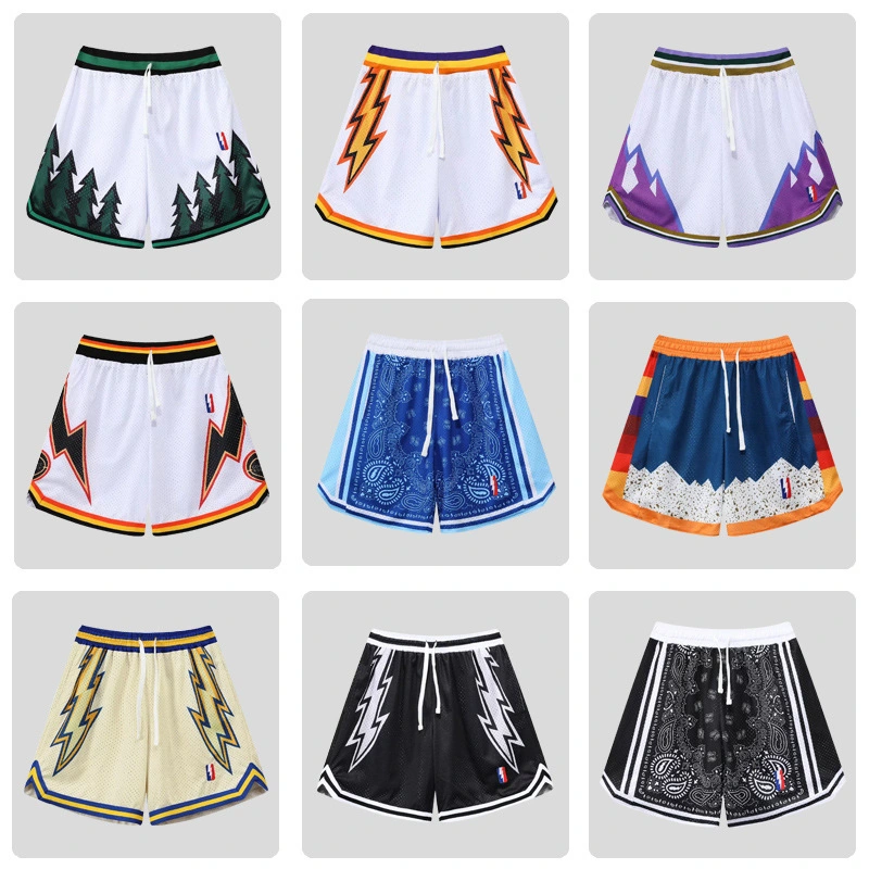 Men Running Fans Workout Gym Basketball Fitness Jogger Mesh Shorts Athletic Wear Men&prime;s High Quality Sports Shorts Casual Shorts