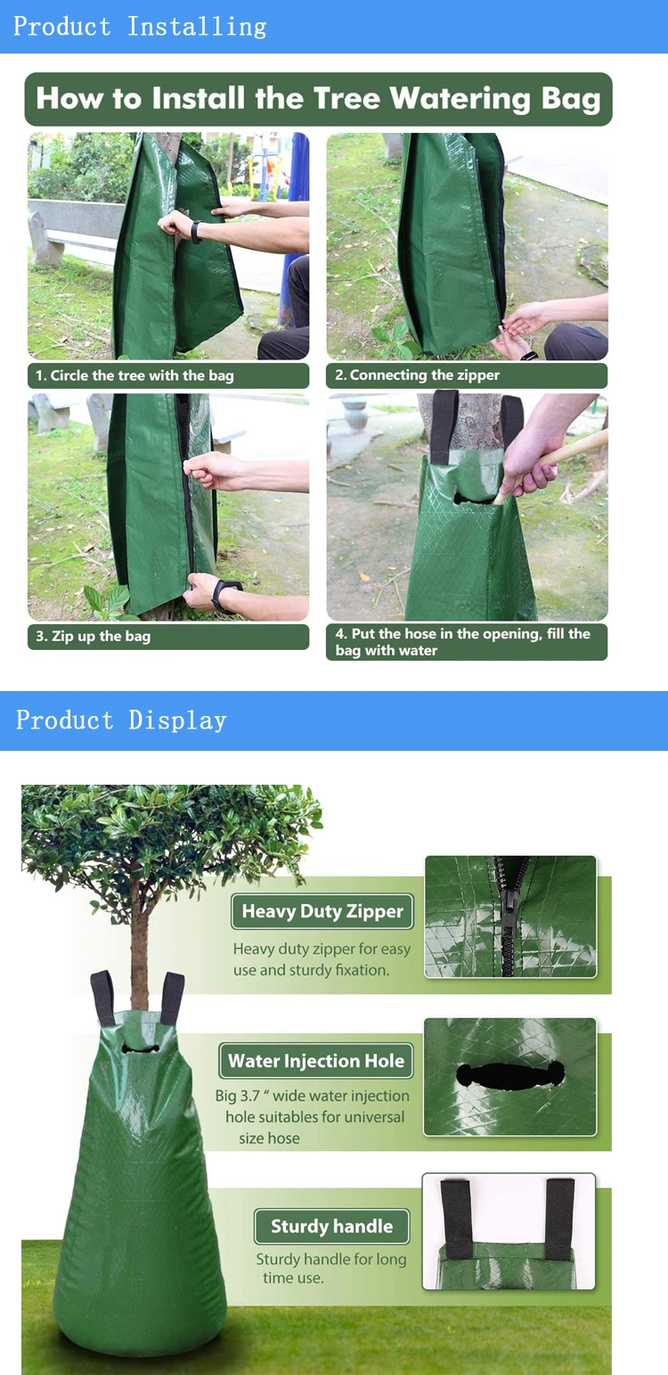 Heavy Duty PVC Slow Release Irrigation Watering Bag for Tree