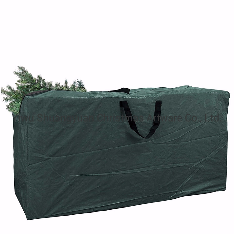 Large Christmas Tree Double Zipper Storage Bag with Sturdy Handle