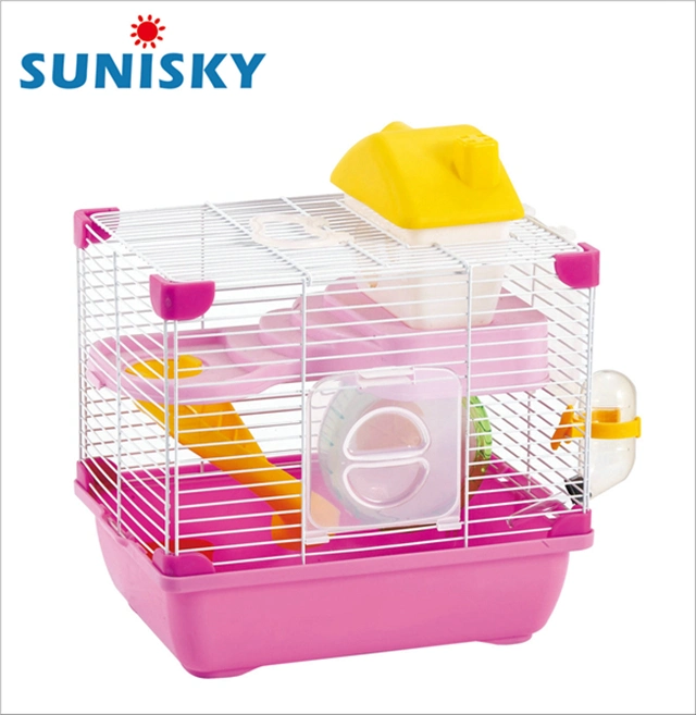 Snow Princess Light Blue Hamster Cage