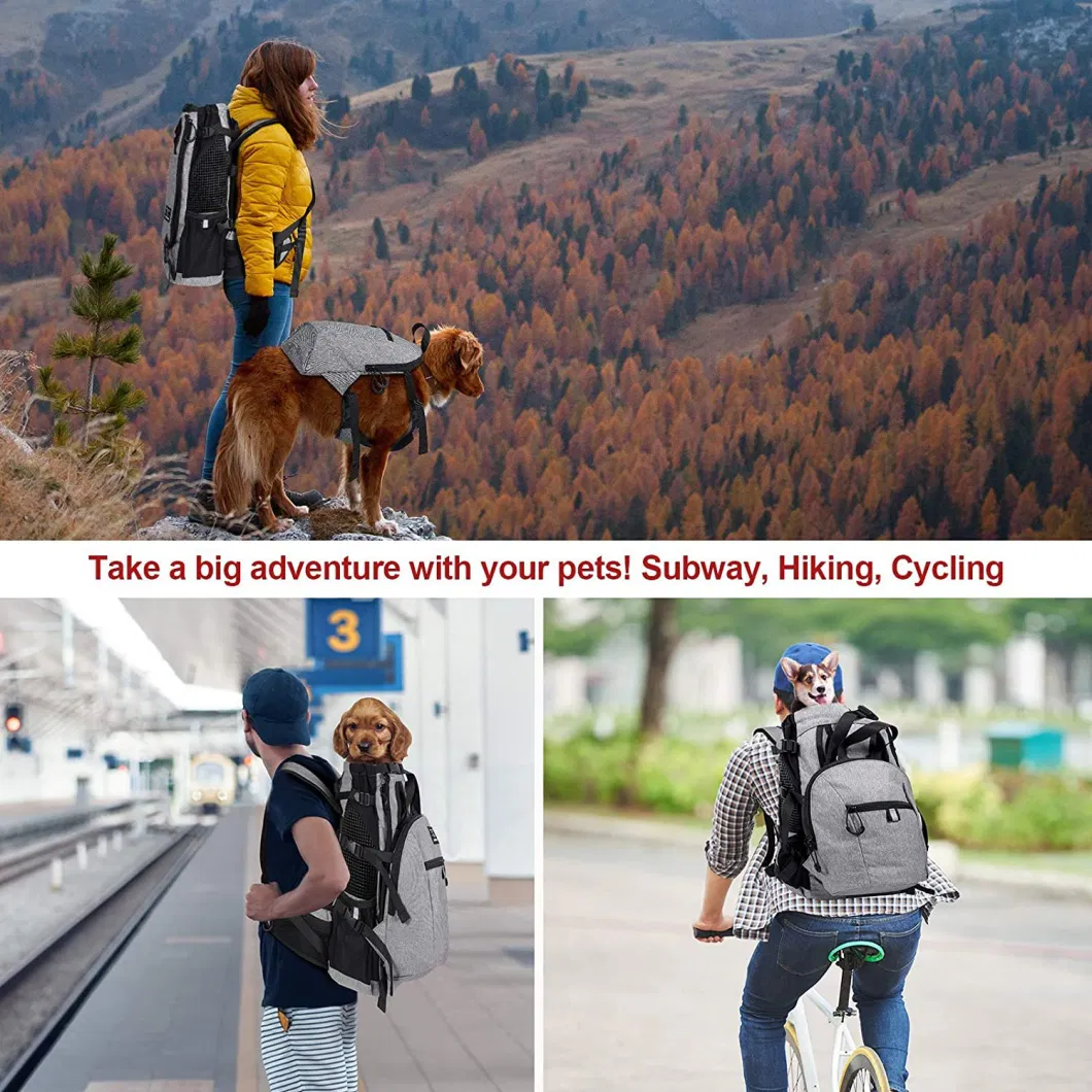 2021 Upgrade Dog Carrier Backpack for Small and Medium Dogs Pet Sport Sack Air for Walking Hiking and Traveling