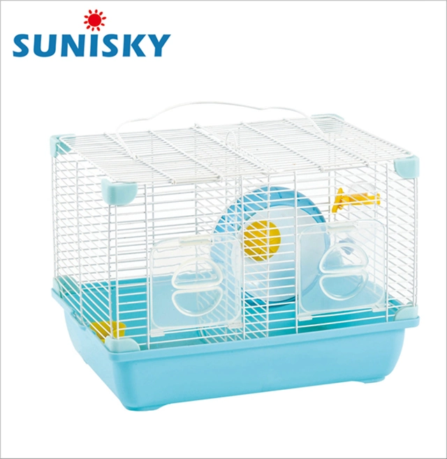 Snow Princess Light Blue Hamster Cage