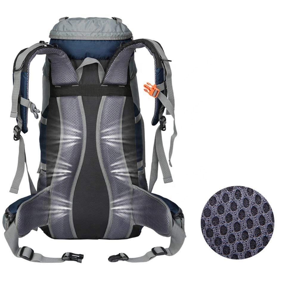 Outdoor Mountaineering Trekking Daypack with Rain Cover Waterproof Backpack