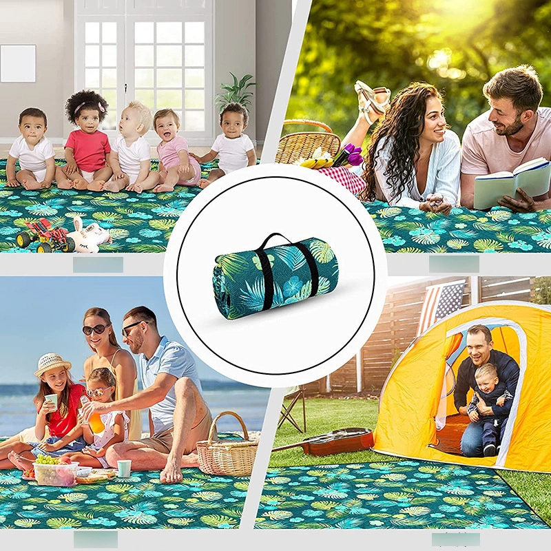 Outdoor Camping Pocket Picnic Mat Spring Trip Mat Portable Large Size Waterproof Mat Moisture-Proof Beach Mat