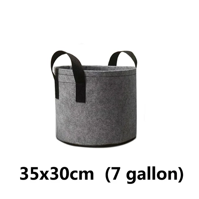 2 or 5 Gallon Plant Grow Bags Growing Potato Home Garden Tools 7 Gallon 10 Gallon Planting Bag Flower Fruit Tree Fabric Pots