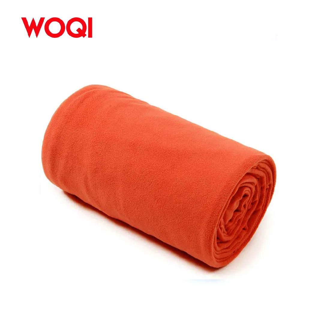 Woqi Wholesale Microfiber Fleece Zippered Sleeping Bag Liners for Camping