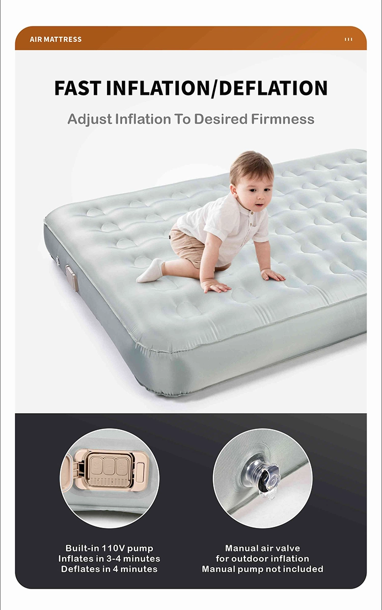 King Size Inflatable Air Mattress Blow up Airbed Inflatable Air Mattress