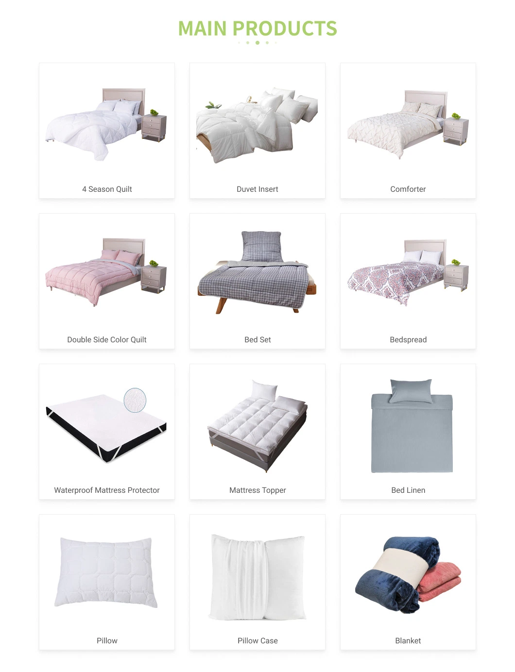 Zhejiang Factory Hot Selling Plain Duck Goose Feather Down Quilt/Duvet/Comforter Blanket
