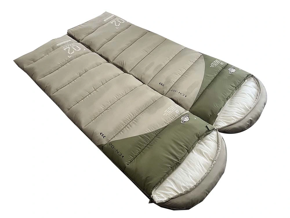 Waterproof Lightweight Warehouse Double Pillows 2 Person Adult Sleeping Bag