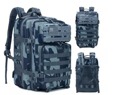 Military Style Tactical Army 3 Day Assault Pack Molle Bag Hiking Backpack for Outdoor Travel