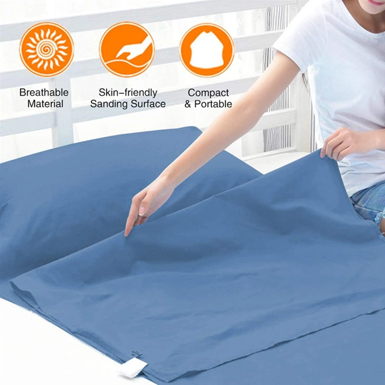 Lightweight Travel Microfiber Pongee Sleeping Bag Liners for Indoor 220*90cm